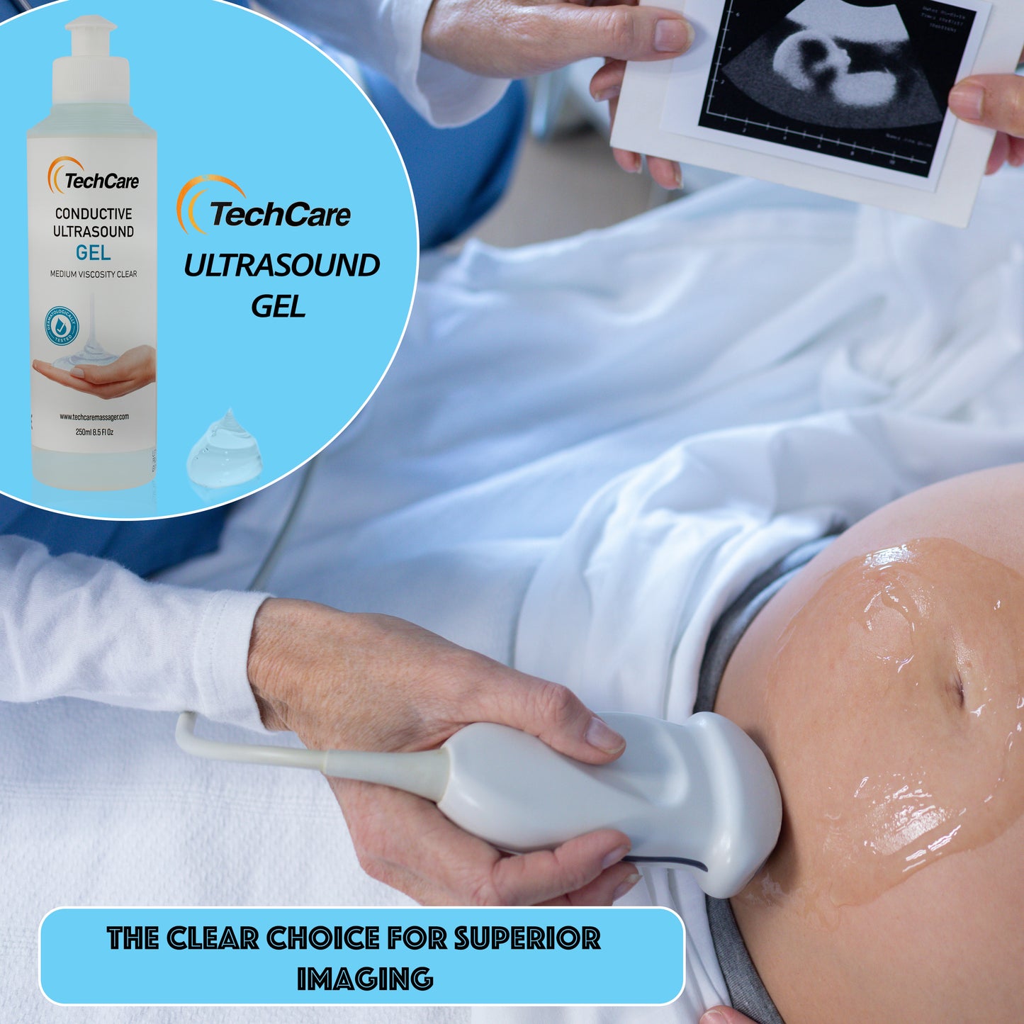 Techcare Conductive Ultrasound Gel (250 ml )