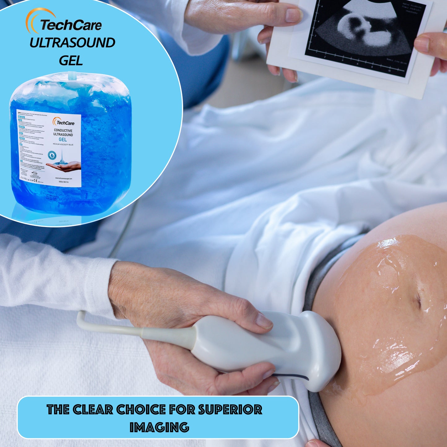 Techcare Conductive Ultrasound Gel ( 5000 ml )